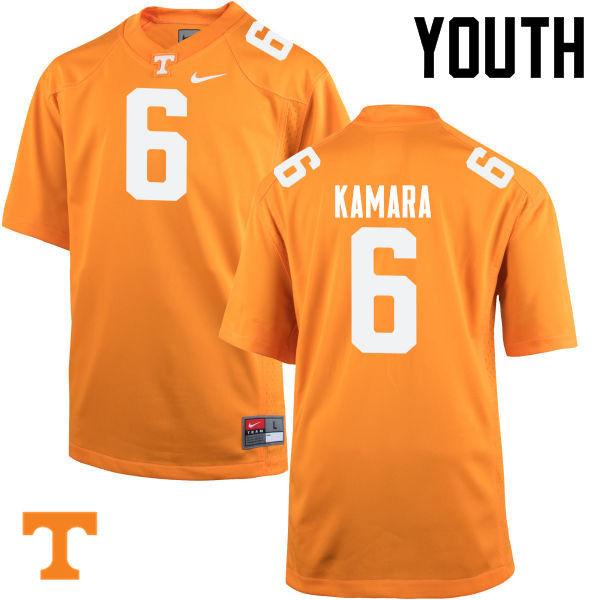 Youth #6 Alvin Kamara Tennessee Volunteers College Football Jerseys-Orange - Click Image to Close